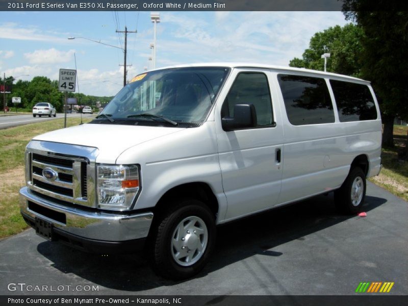 Oxford White / Medium Flint 2011 Ford E Series Van E350 XL Passenger