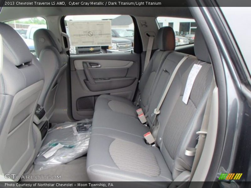 Cyber Gray Metallic / Dark Titanium/Light Titanium 2013 Chevrolet Traverse LS AWD