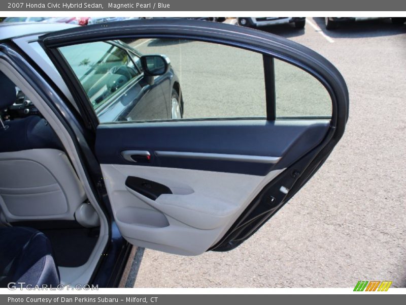 Magnetic Pearl / Blue 2007 Honda Civic Hybrid Sedan