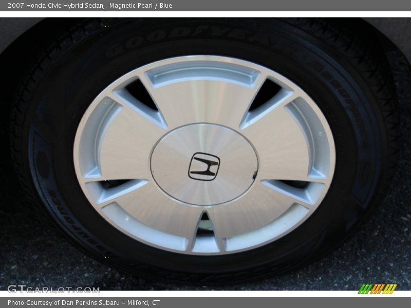 Magnetic Pearl / Blue 2007 Honda Civic Hybrid Sedan