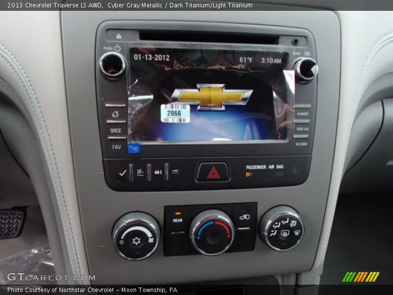 Cyber Gray Metallic / Dark Titanium/Light Titanium 2013 Chevrolet Traverse LS AWD
