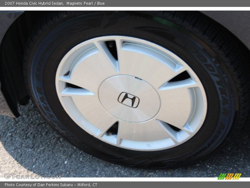 Magnetic Pearl / Blue 2007 Honda Civic Hybrid Sedan