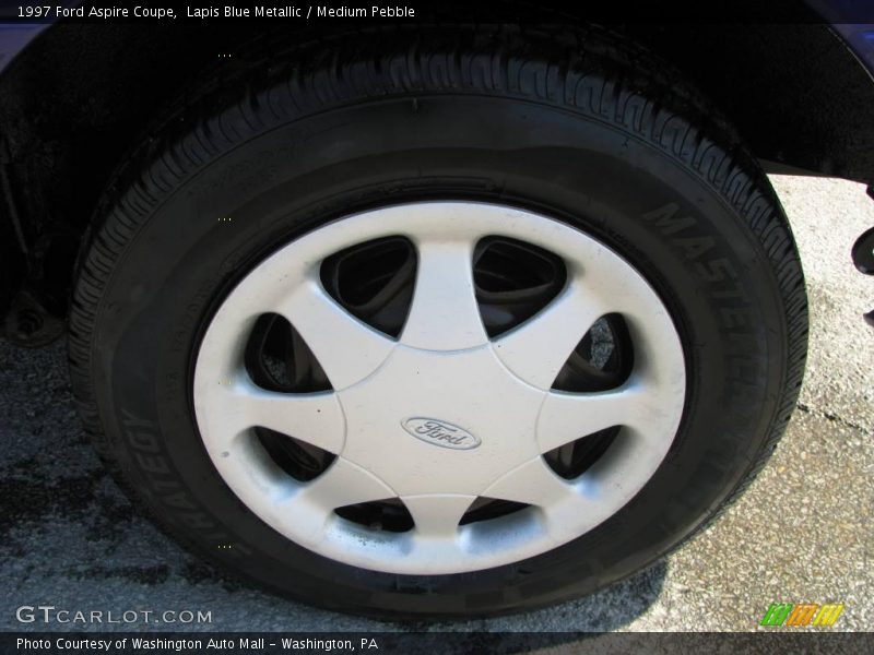 Lapis Blue Metallic / Medium Pebble 1997 Ford Aspire Coupe