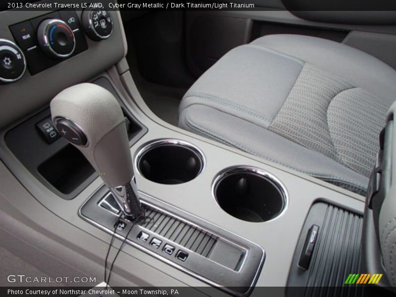 Cyber Gray Metallic / Dark Titanium/Light Titanium 2013 Chevrolet Traverse LS AWD