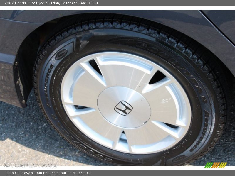 Magnetic Pearl / Blue 2007 Honda Civic Hybrid Sedan