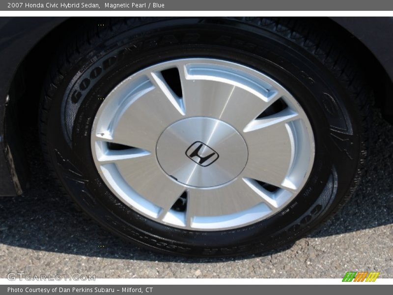 Magnetic Pearl / Blue 2007 Honda Civic Hybrid Sedan