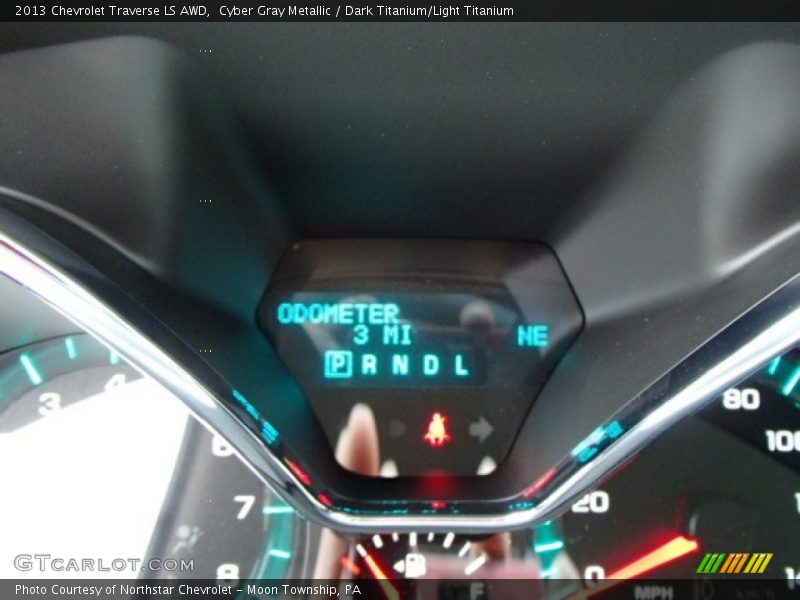 Cyber Gray Metallic / Dark Titanium/Light Titanium 2013 Chevrolet Traverse LS AWD