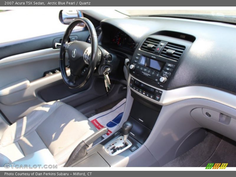 Arctic Blue Pearl / Quartz 2007 Acura TSX Sedan