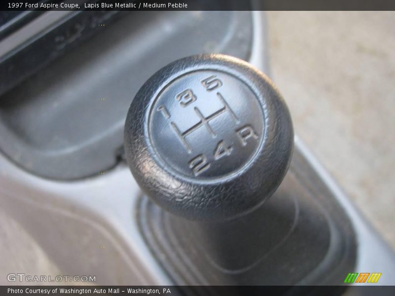 Lapis Blue Metallic / Medium Pebble 1997 Ford Aspire Coupe