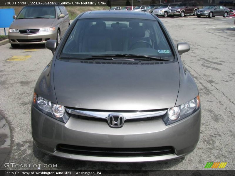 Galaxy Gray Metallic / Gray 2008 Honda Civic EX-L Sedan