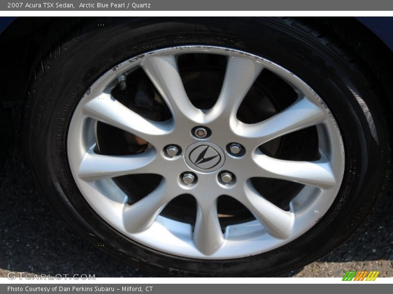 Arctic Blue Pearl / Quartz 2007 Acura TSX Sedan