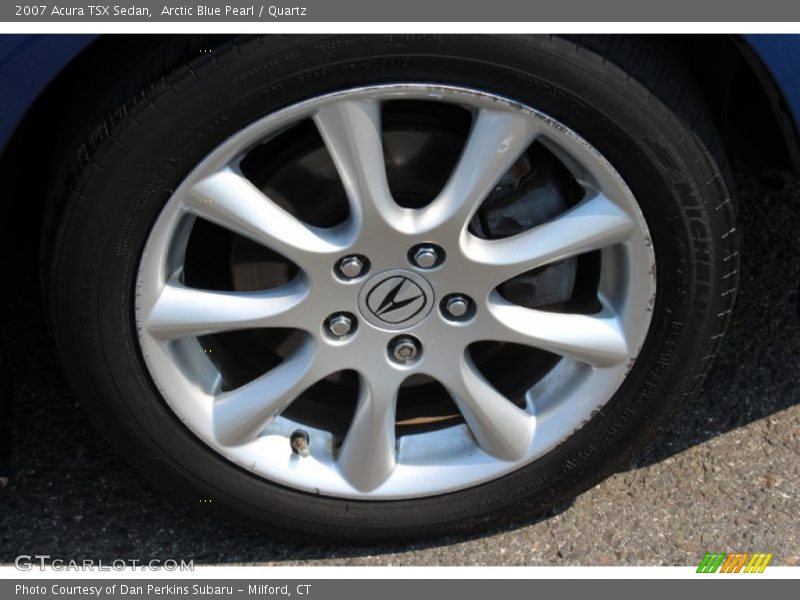 Arctic Blue Pearl / Quartz 2007 Acura TSX Sedan