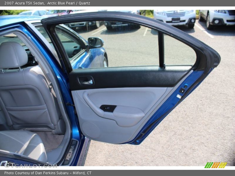 Arctic Blue Pearl / Quartz 2007 Acura TSX Sedan