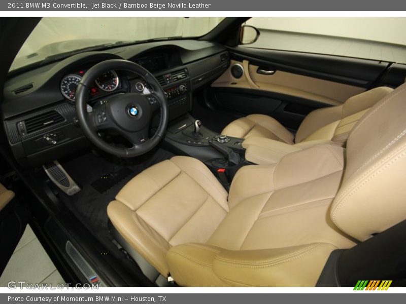 Bamboo Beige Novillo Leather Interior - 2011 M3 Convertible 