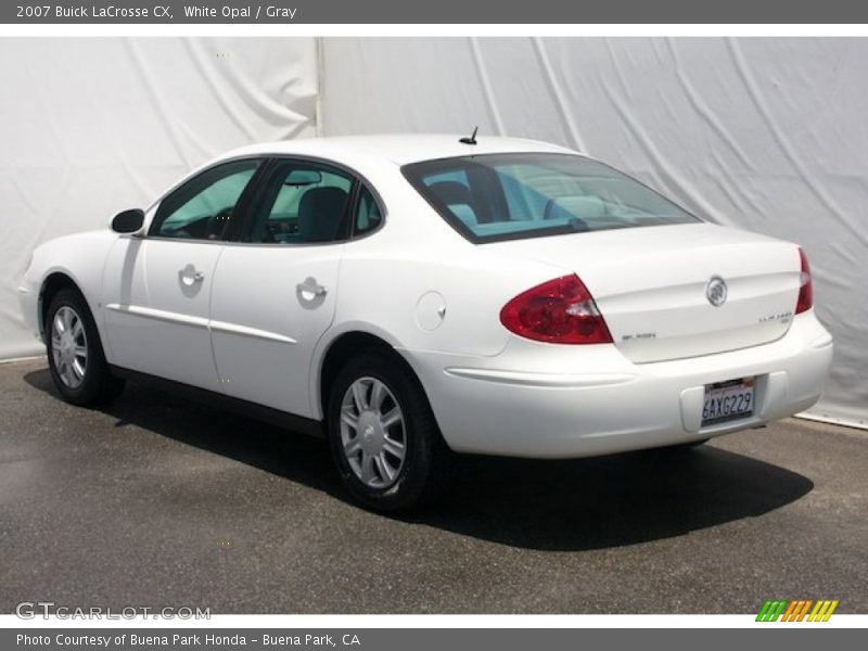 White Opal / Gray 2007 Buick LaCrosse CX