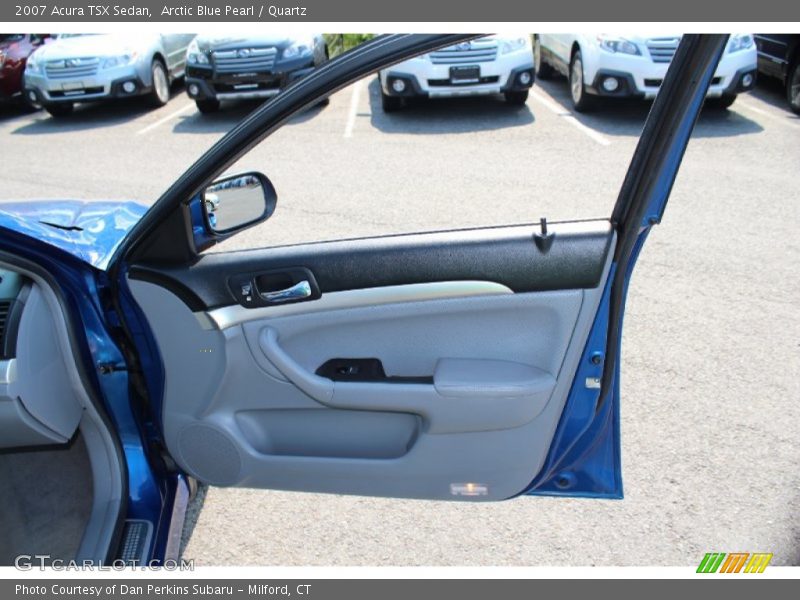 Arctic Blue Pearl / Quartz 2007 Acura TSX Sedan