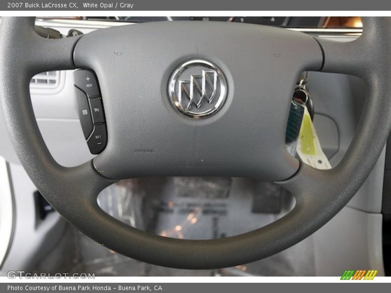 White Opal / Gray 2007 Buick LaCrosse CX