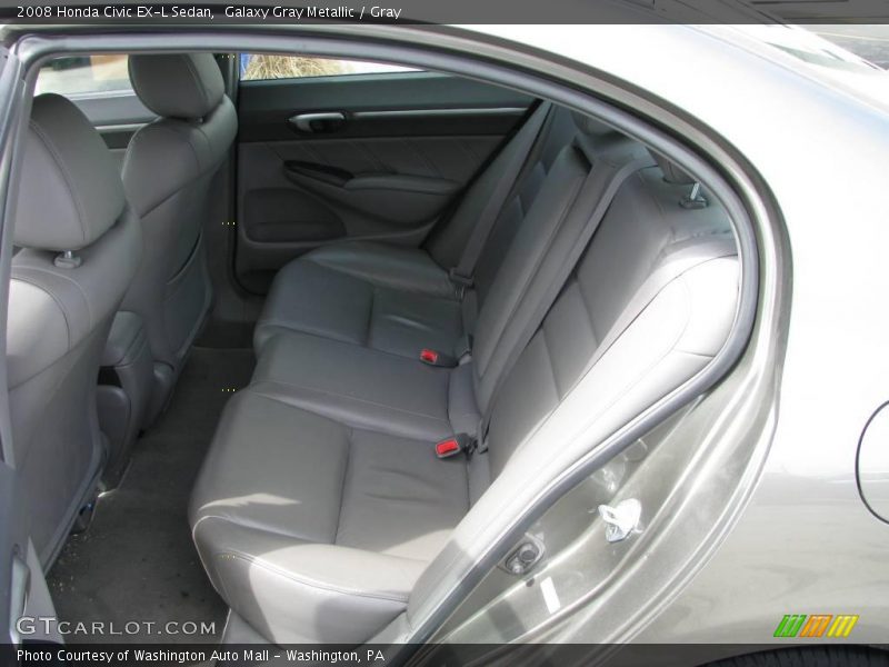 Galaxy Gray Metallic / Gray 2008 Honda Civic EX-L Sedan