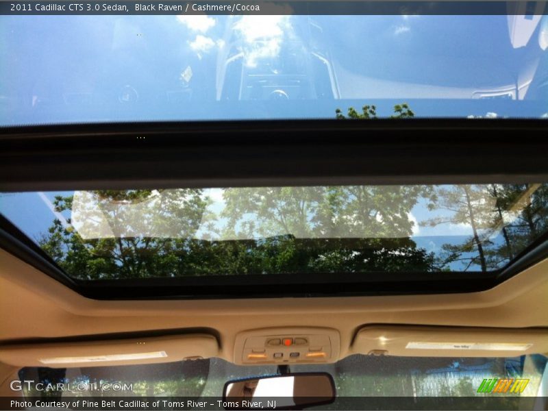 Black Raven / Cashmere/Cocoa 2011 Cadillac CTS 3.0 Sedan