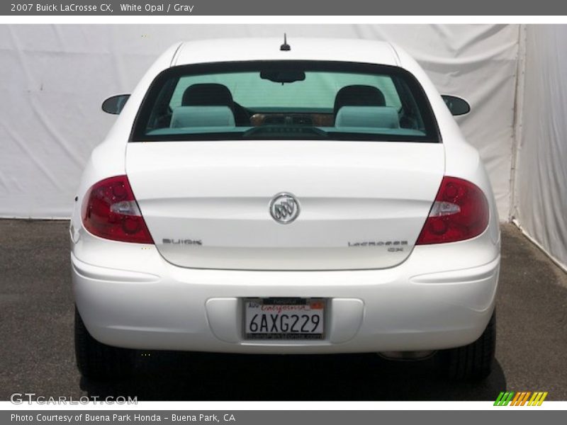 White Opal / Gray 2007 Buick LaCrosse CX