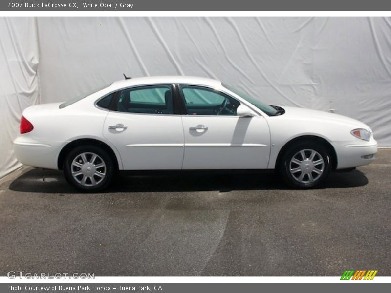 White Opal / Gray 2007 Buick LaCrosse CX