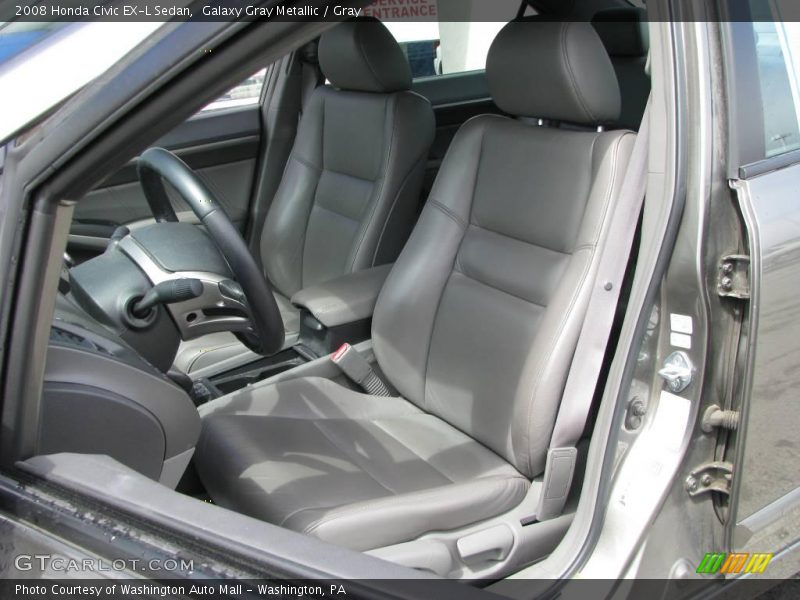 Galaxy Gray Metallic / Gray 2008 Honda Civic EX-L Sedan