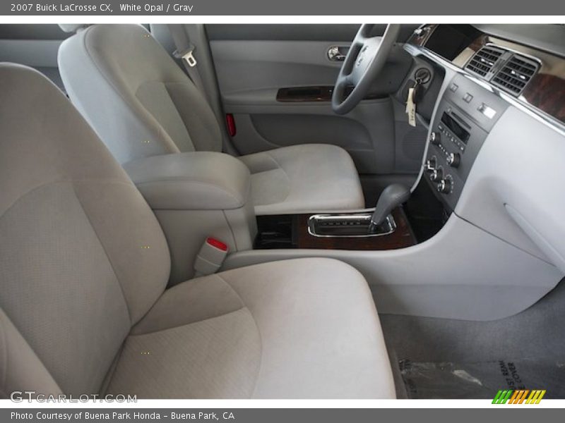 White Opal / Gray 2007 Buick LaCrosse CX