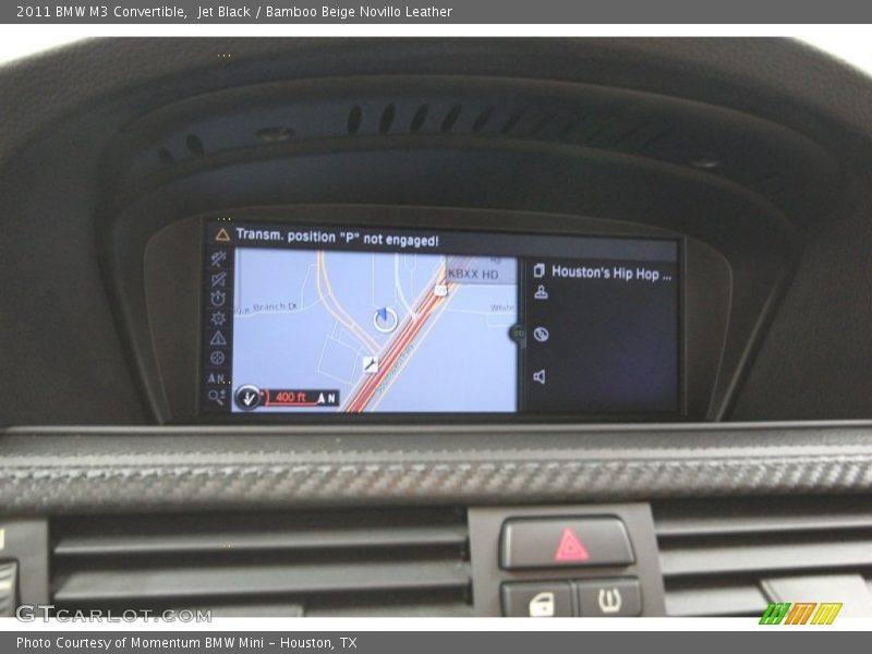 Jet Black / Bamboo Beige Novillo Leather 2011 BMW M3 Convertible