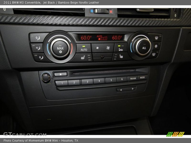 Controls of 2011 M3 Convertible