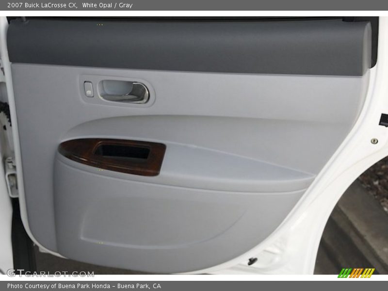 White Opal / Gray 2007 Buick LaCrosse CX