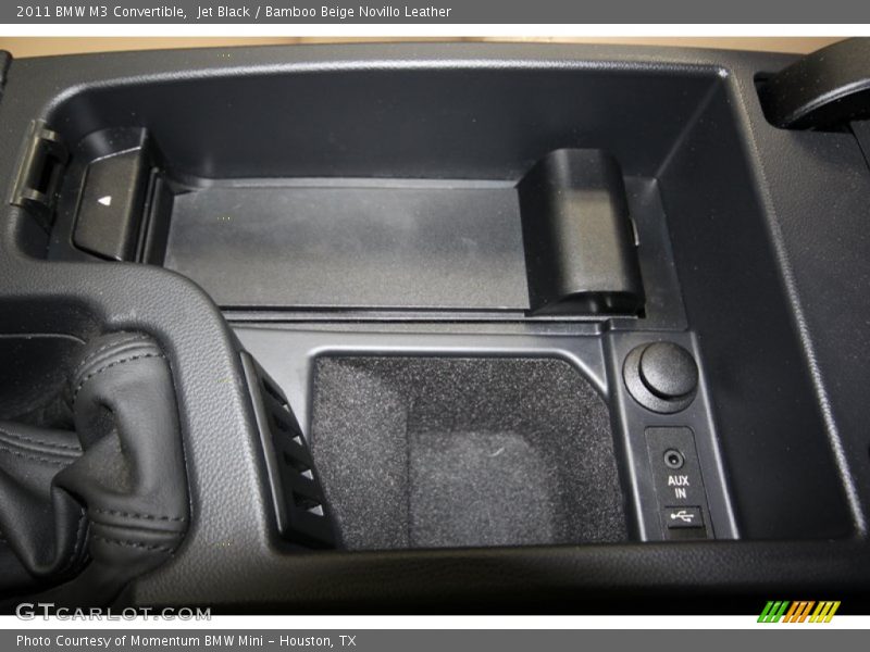Jet Black / Bamboo Beige Novillo Leather 2011 BMW M3 Convertible