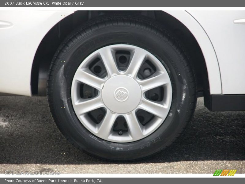 White Opal / Gray 2007 Buick LaCrosse CX