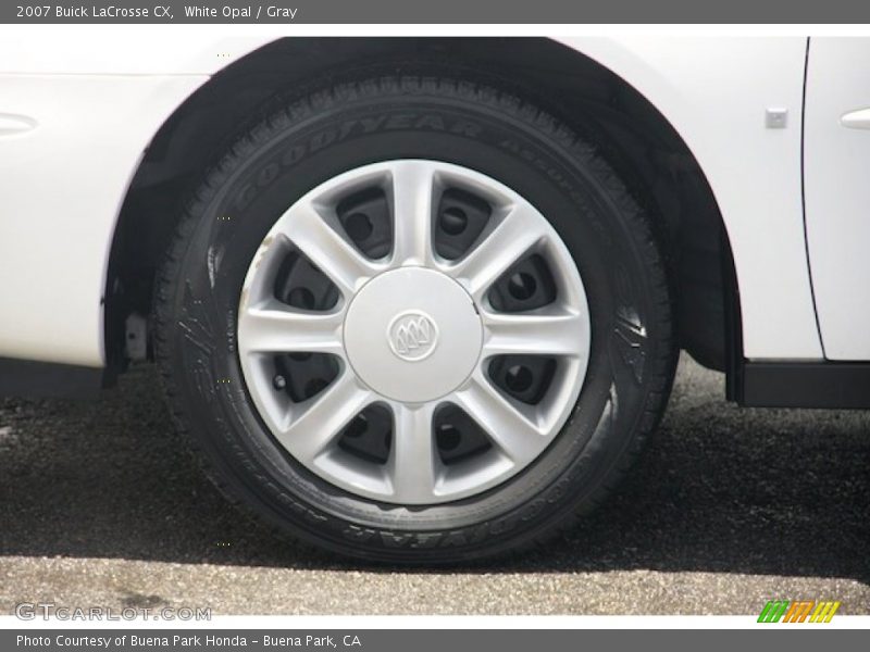White Opal / Gray 2007 Buick LaCrosse CX