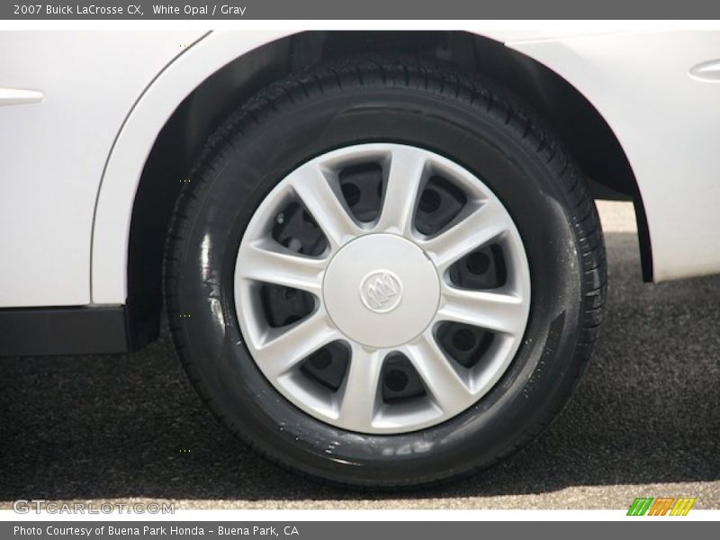 White Opal / Gray 2007 Buick LaCrosse CX