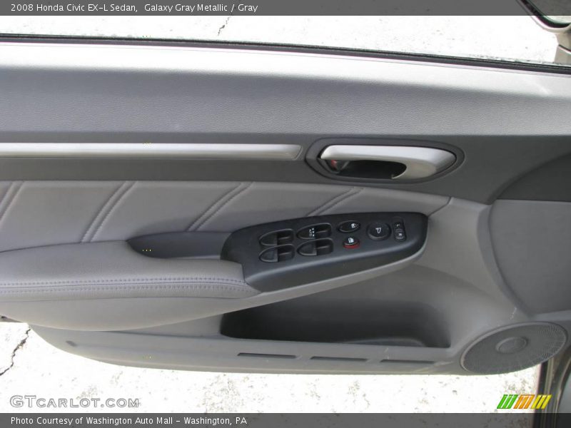 Galaxy Gray Metallic / Gray 2008 Honda Civic EX-L Sedan