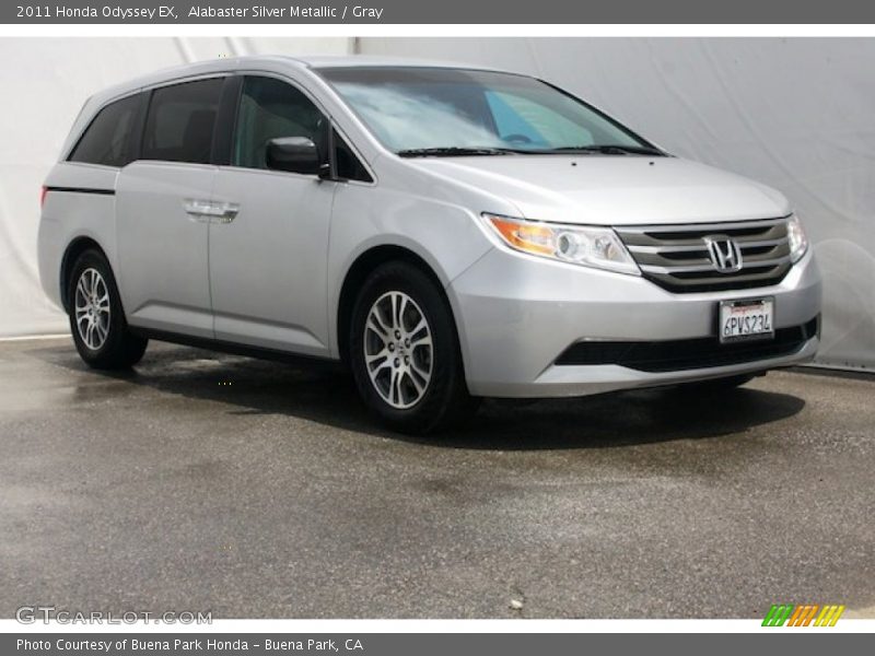 Alabaster Silver Metallic / Gray 2011 Honda Odyssey EX