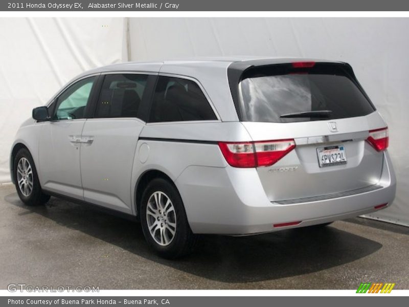 Alabaster Silver Metallic / Gray 2011 Honda Odyssey EX