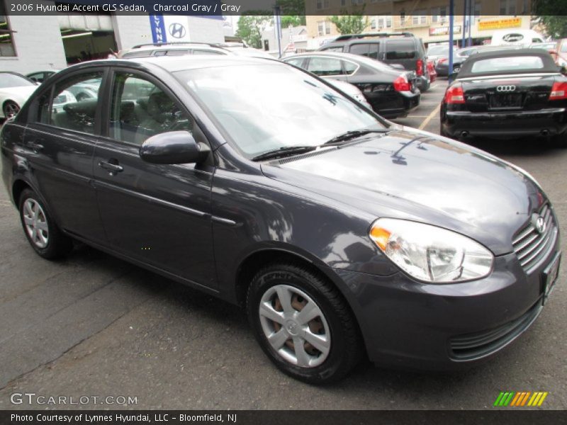 Charcoal Gray / Gray 2006 Hyundai Accent GLS Sedan