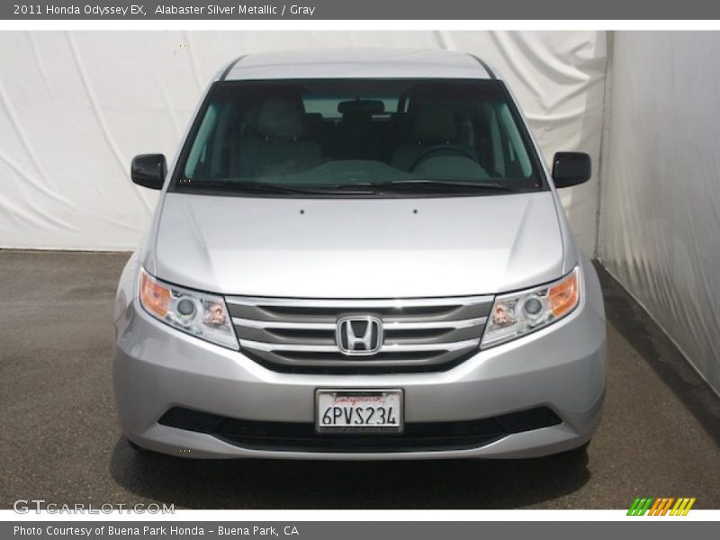 Alabaster Silver Metallic / Gray 2011 Honda Odyssey EX
