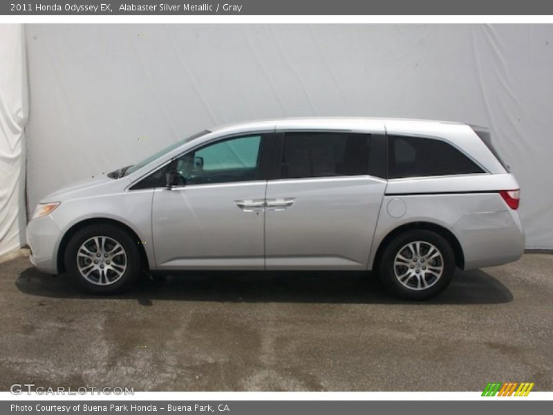 Alabaster Silver Metallic / Gray 2011 Honda Odyssey EX