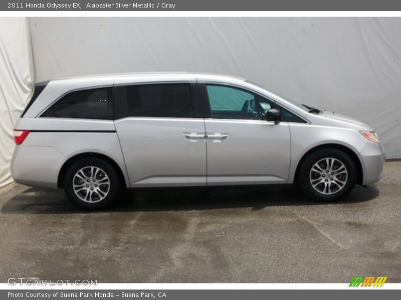 Alabaster Silver Metallic / Gray 2011 Honda Odyssey EX