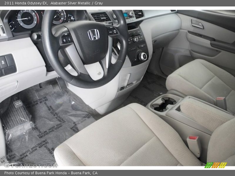 Alabaster Silver Metallic / Gray 2011 Honda Odyssey EX