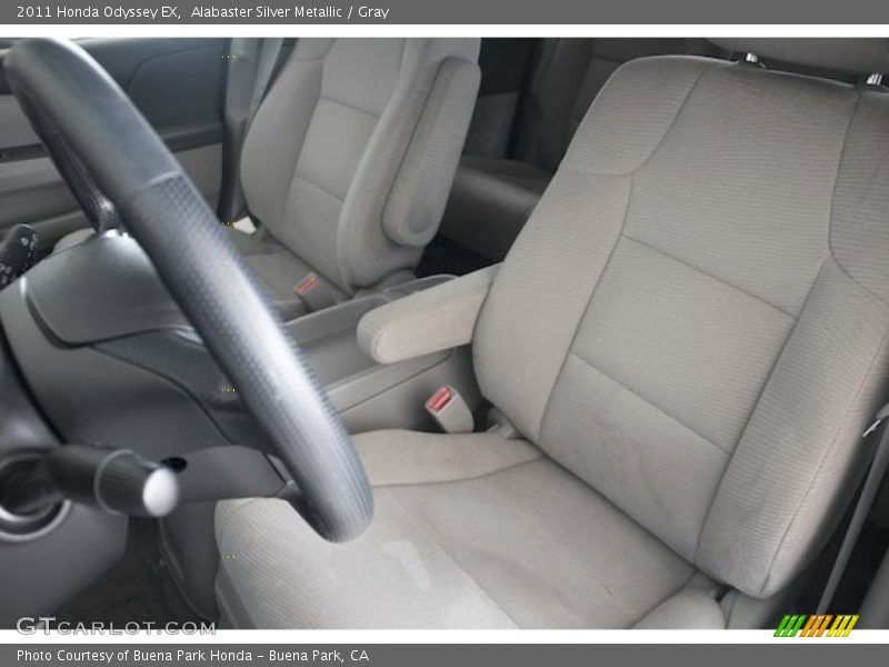 Alabaster Silver Metallic / Gray 2011 Honda Odyssey EX