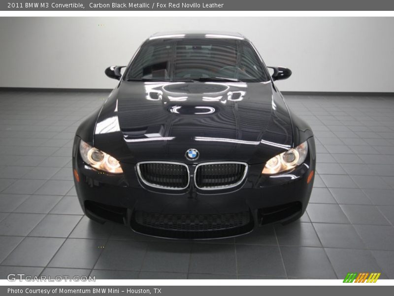 Carbon Black Metallic / Fox Red Novillo Leather 2011 BMW M3 Convertible