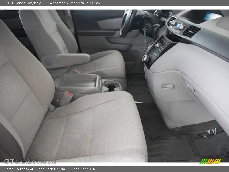 Alabaster Silver Metallic / Gray 2011 Honda Odyssey EX