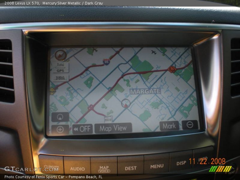 Mercury Silver Metallic / Dark Gray 2008 Lexus LX 570