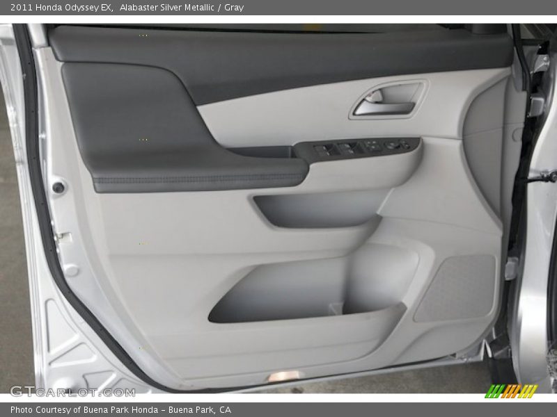 Alabaster Silver Metallic / Gray 2011 Honda Odyssey EX