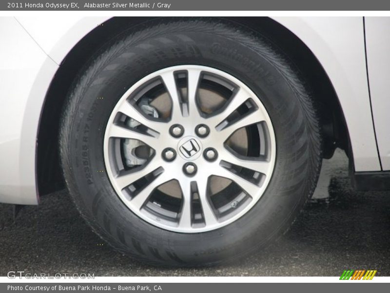 Alabaster Silver Metallic / Gray 2011 Honda Odyssey EX