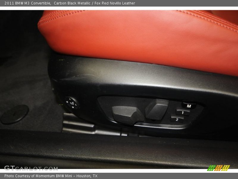 Carbon Black Metallic / Fox Red Novillo Leather 2011 BMW M3 Convertible