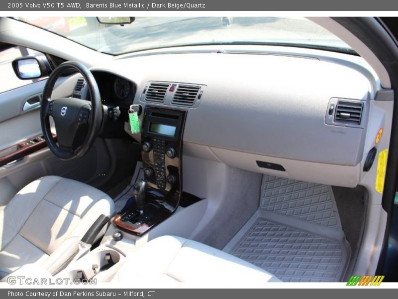 Barents Blue Metallic / Dark Beige/Quartz 2005 Volvo V50 T5 AWD